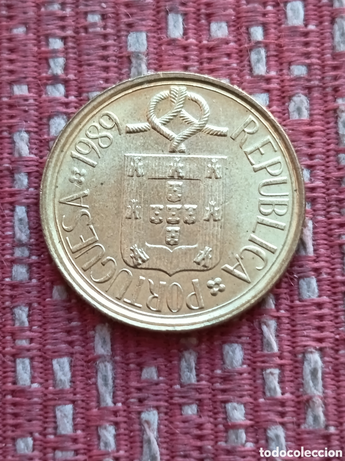 Monedas antiguas de Europa: Portugal 1 Escudo 1989