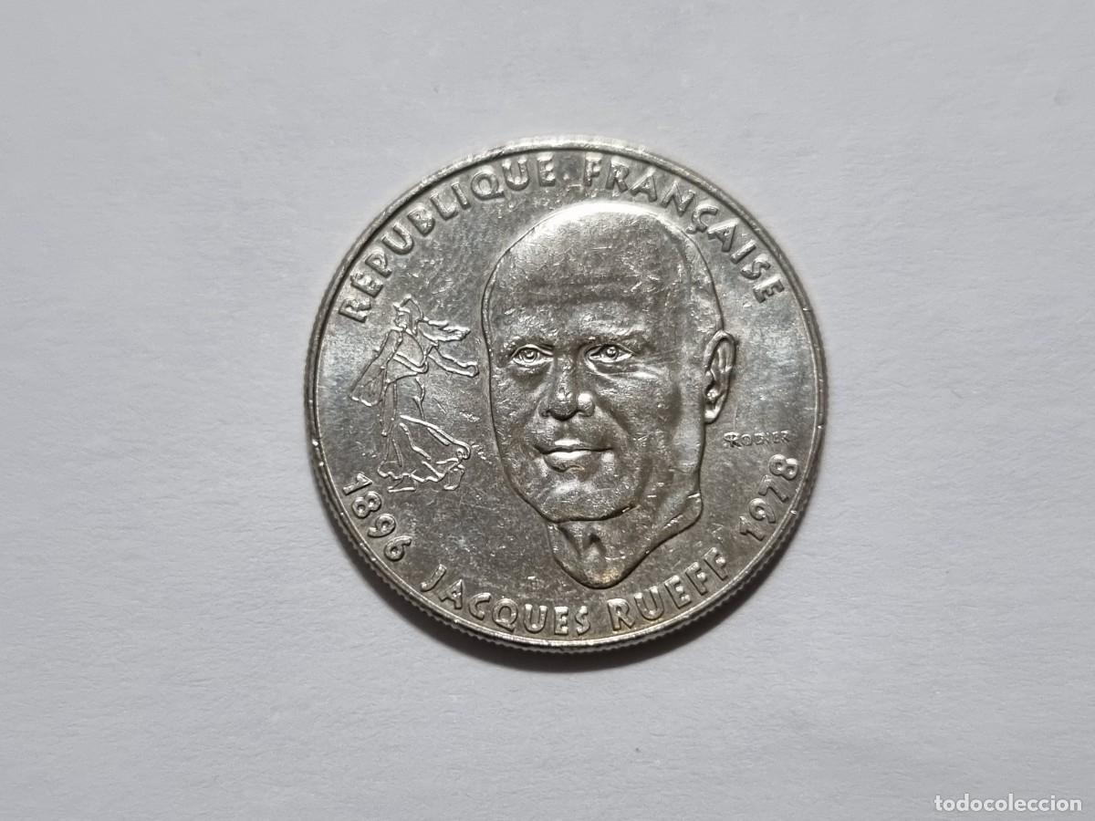 Old Coins of Europe: Moneda EBC Republica Francesa 1996 Francia 1 Franco 1896-1978 Jacques Rueff