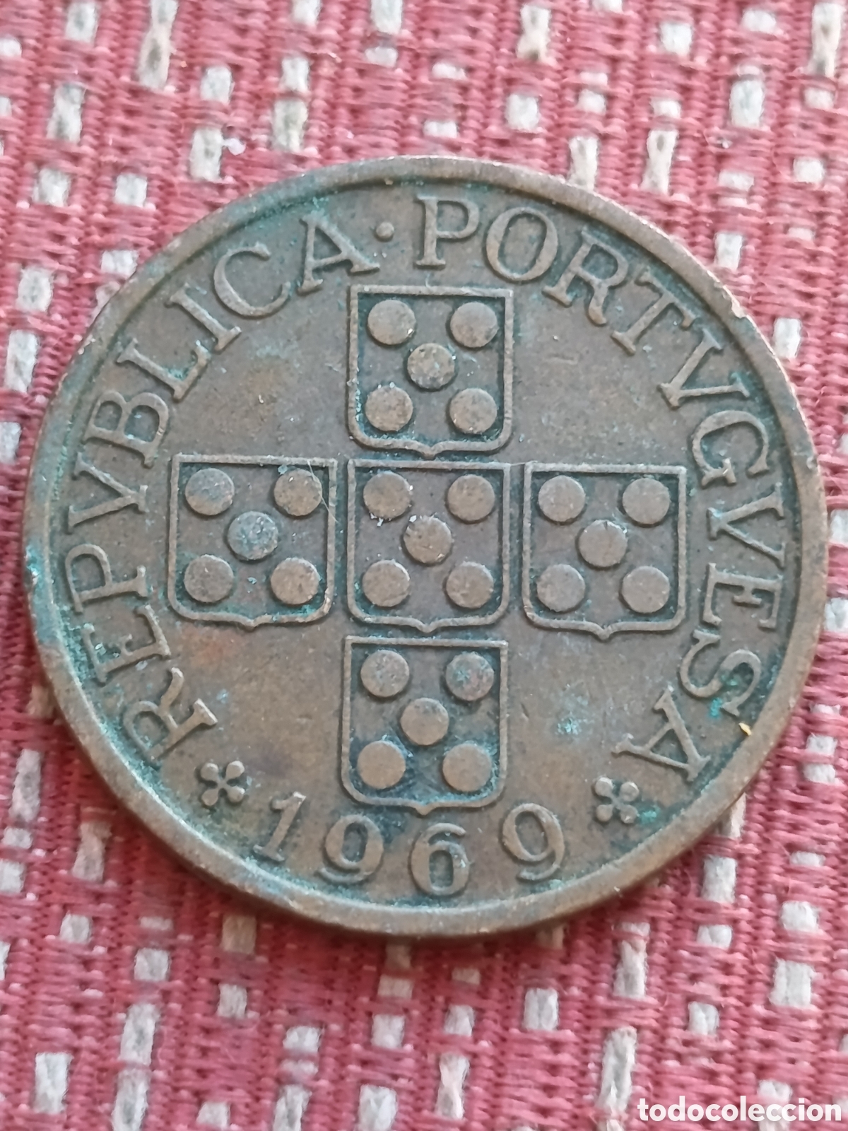 Monedas antiguas de Europa: Portugal 1 Escudo 1969