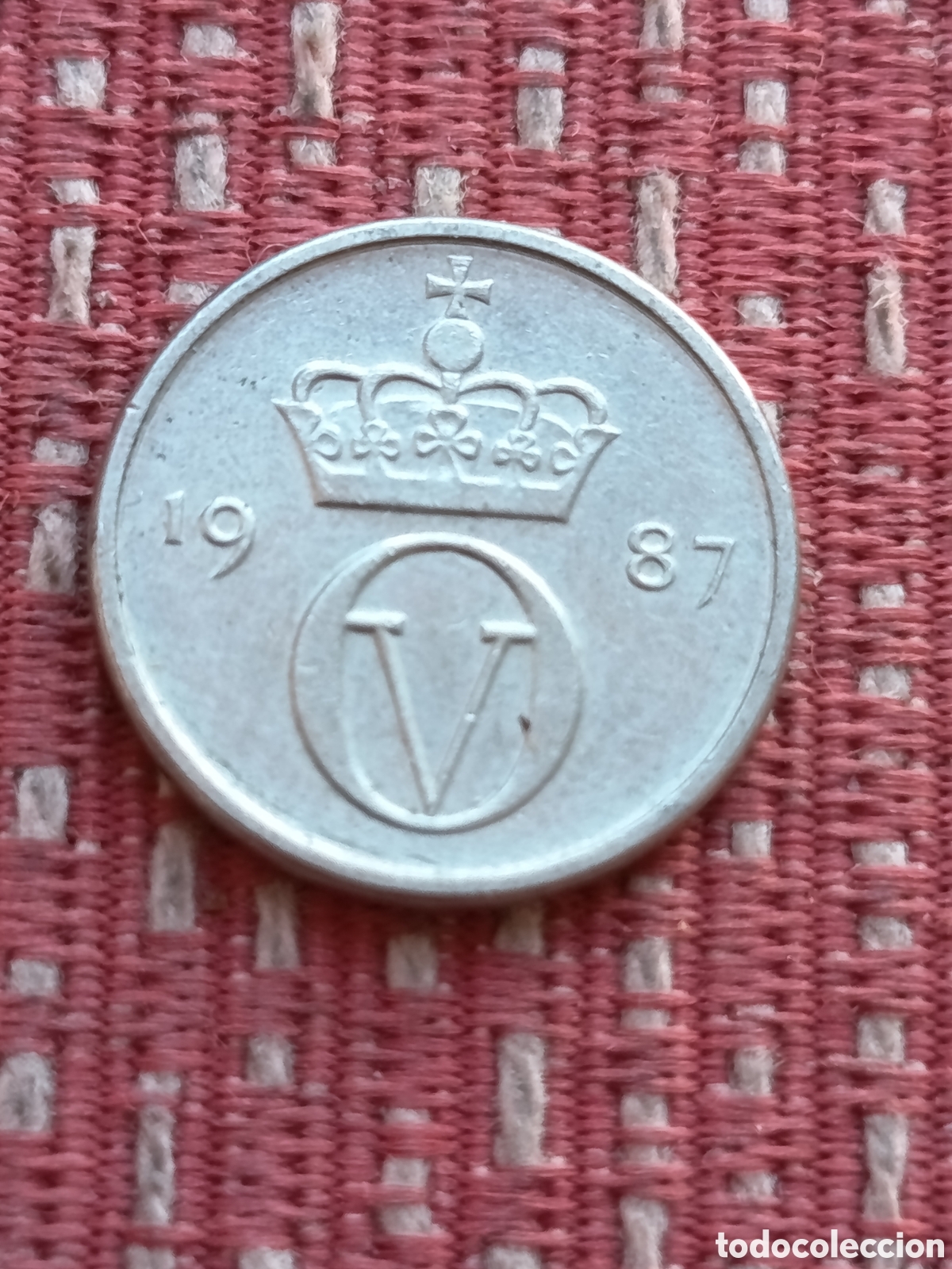 Monedas antiguas de Europa: Noruega 10 &Ouml;re 1987 K