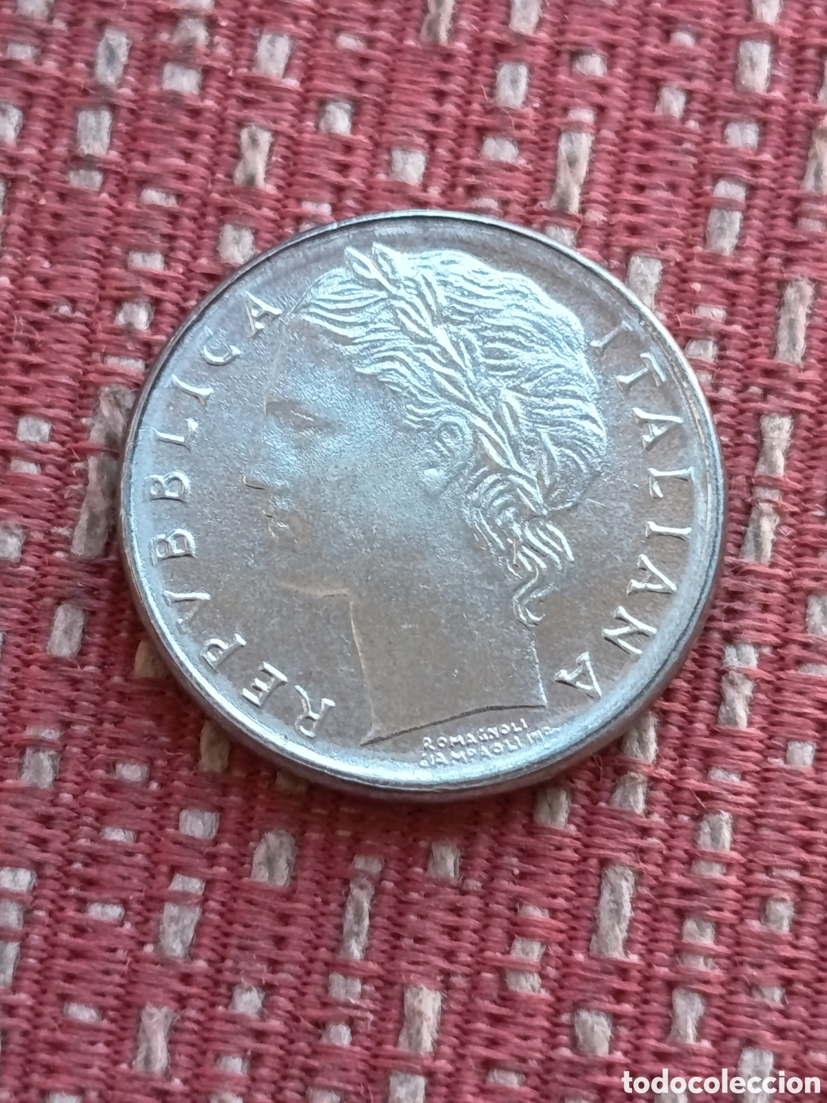 Monedas antiguas de Europa: Italia 100 Liras SC 1992 R