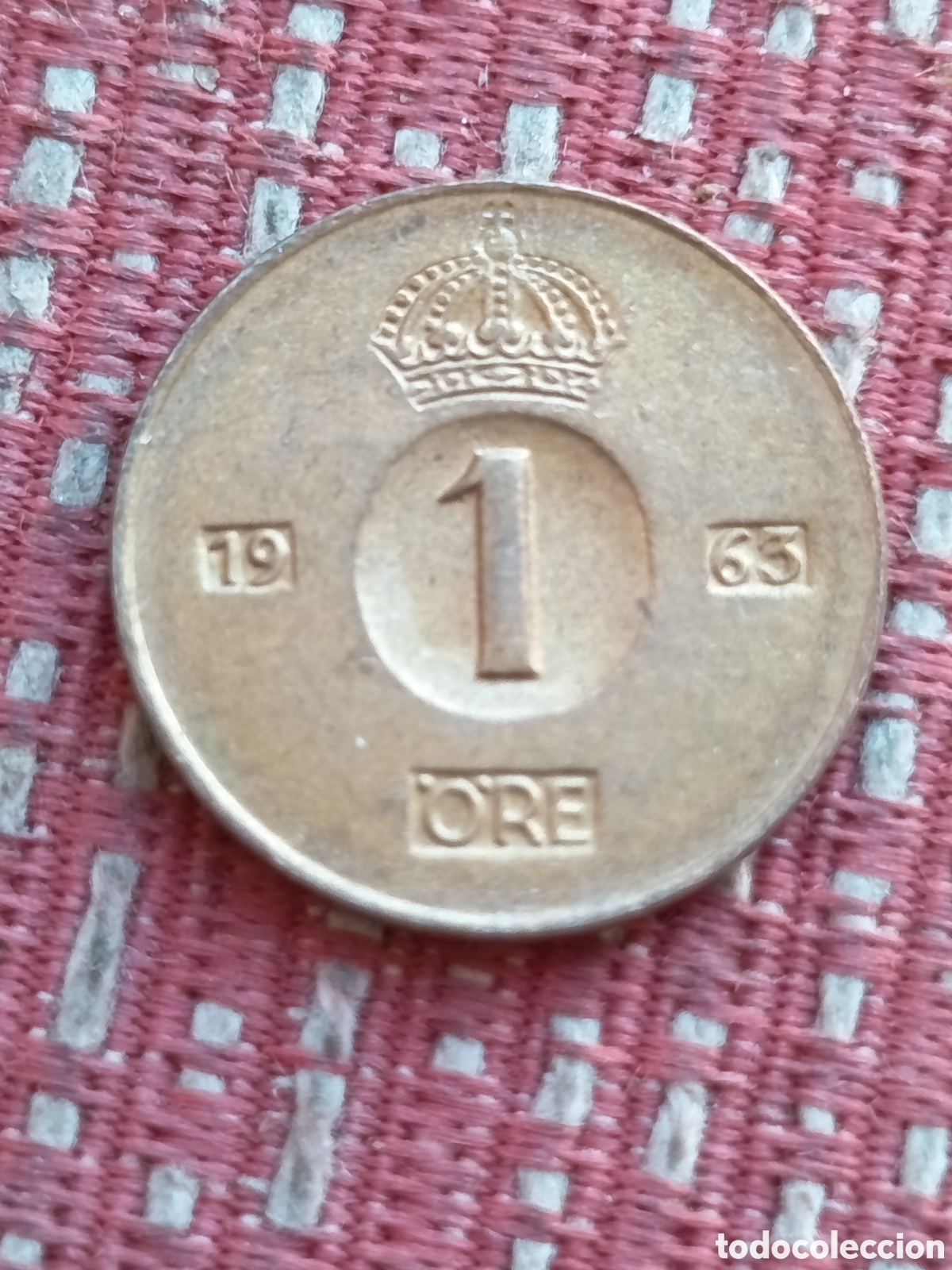 Monedas antiguas de Europa: Suecia 1 &Ouml;re 1963 U &Ouml;re