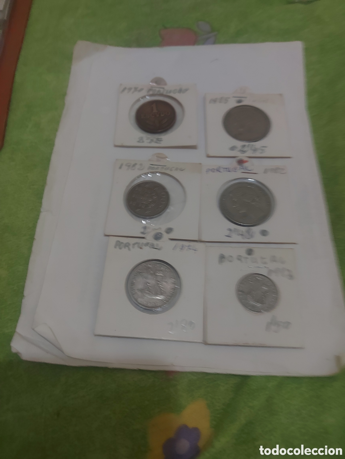 Monete antiche di Europa: 6 monedas de Portugal