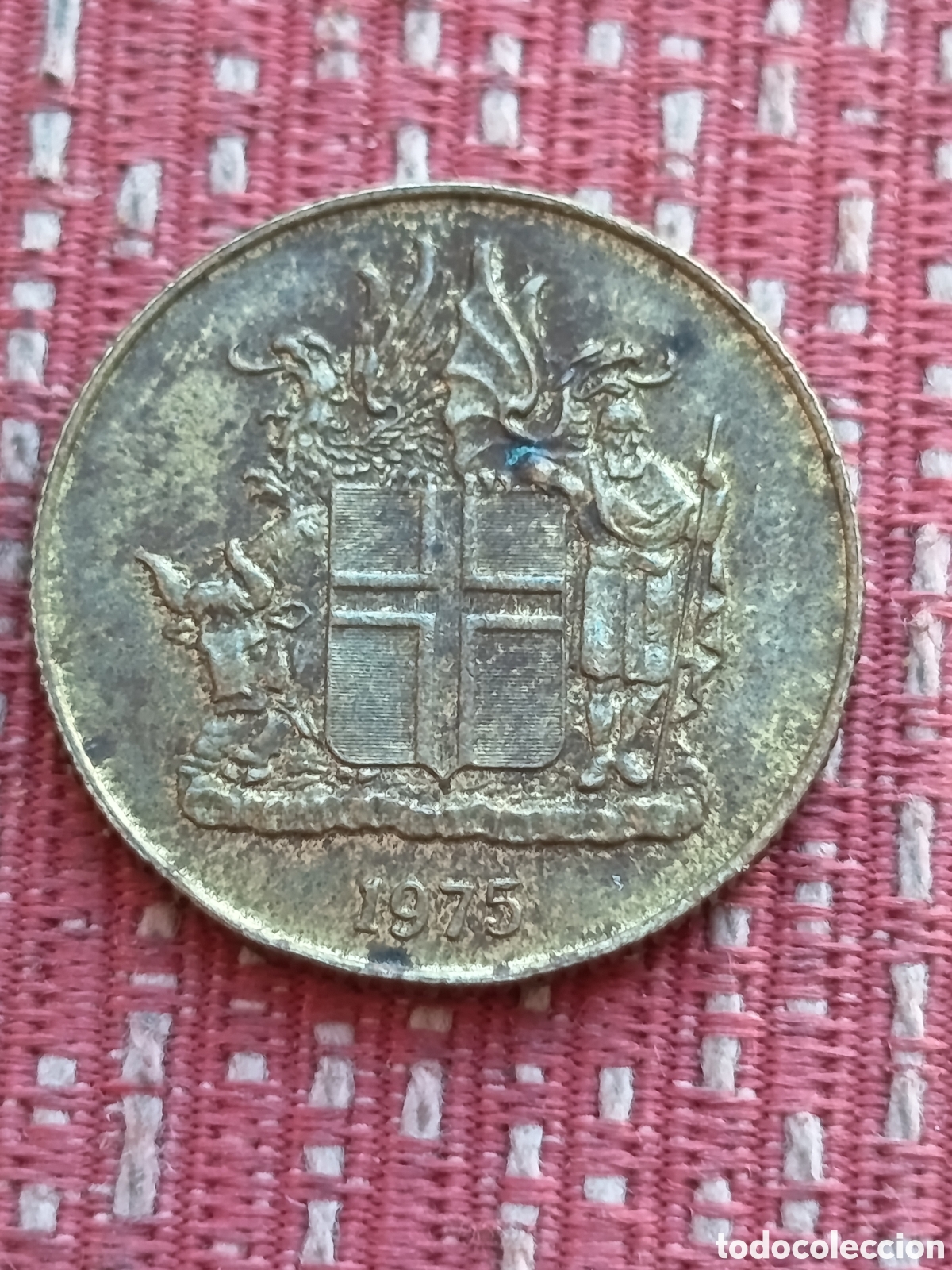 Monedas antiguas de Europa: Islandia 1 Corona 1975