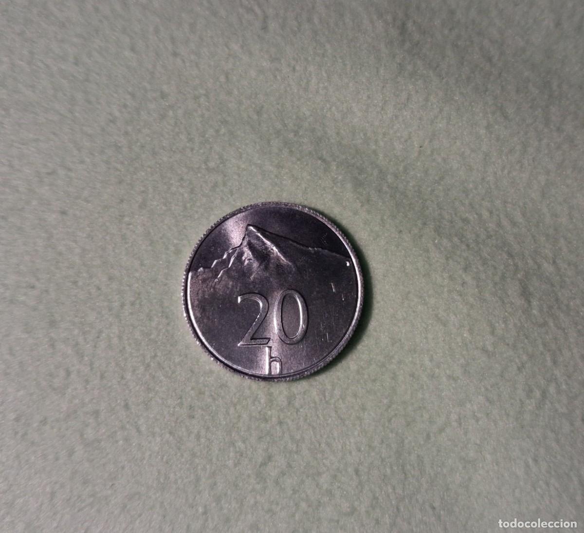 Monedas antiguas de Europa: KRIV&Aacute;N 20 Halierov Eslovaquia 2021