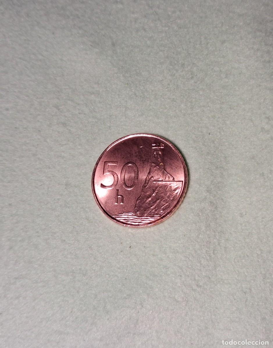 Monedas antiguas de Europa: 50 Halierov Eslovaquia 2007