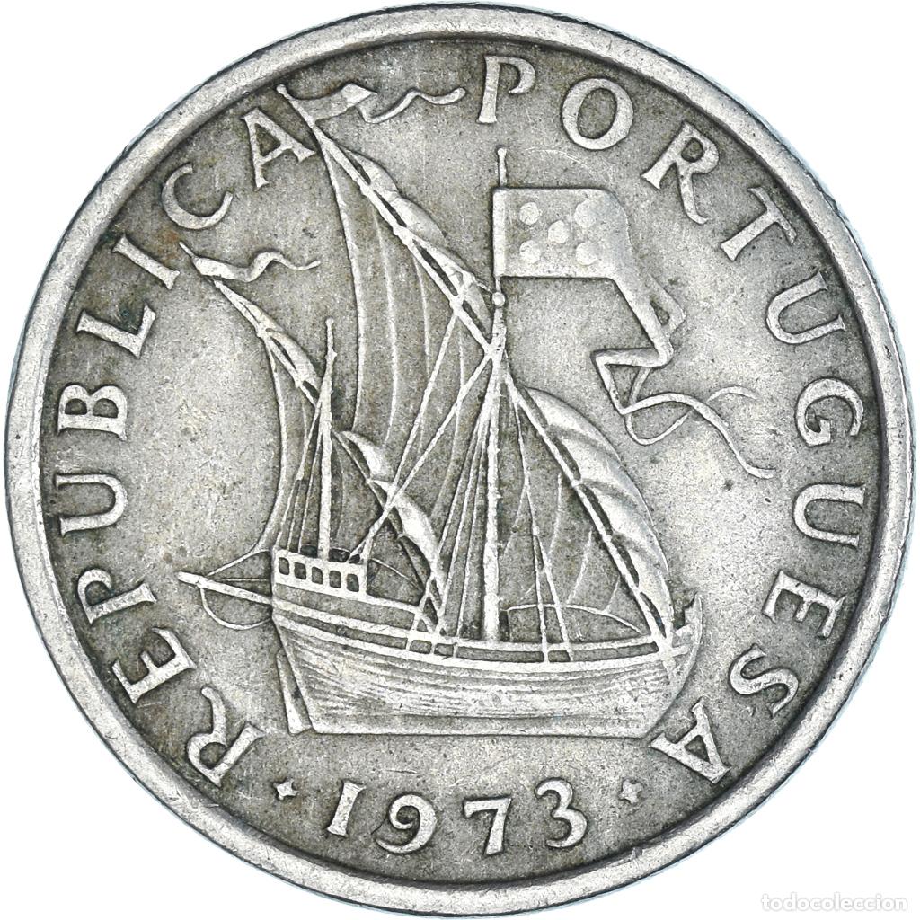 Monedas antiguas de Europa: [#1442839] Moneda, Portugal, 5 Escudos, 1973