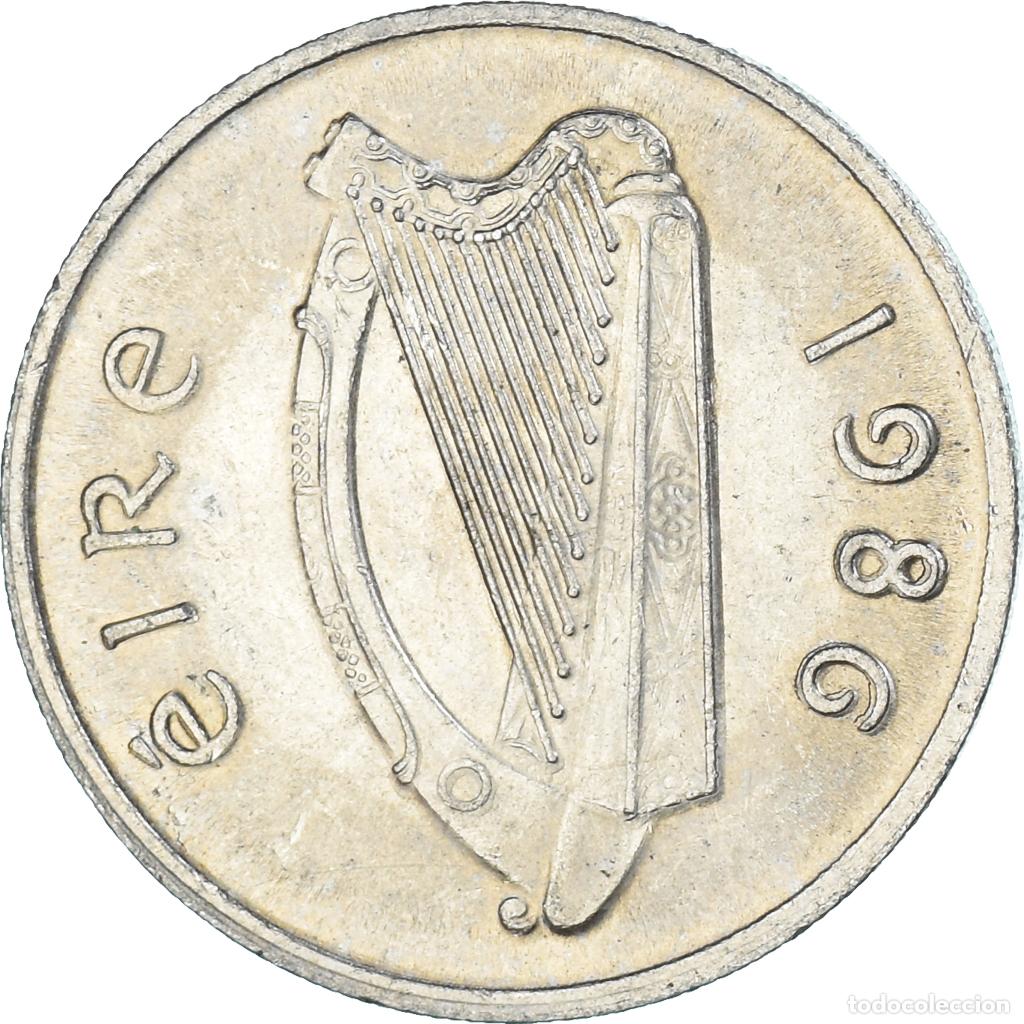 Monedas antiguas de Europa: [#1327700] Moneda, Irlanda, 5 Pence, 1986