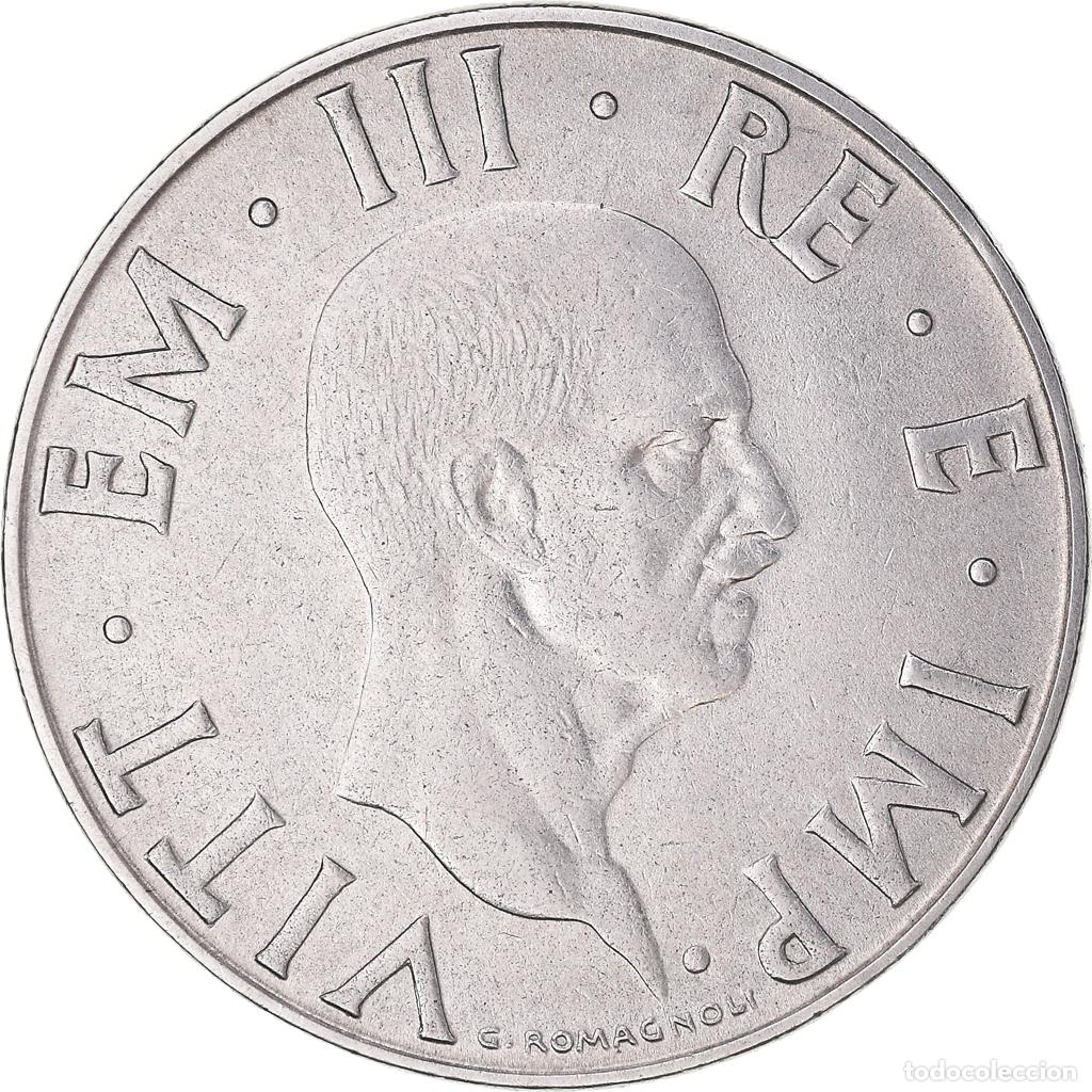 Monedas antiguas de Europa: [#1035664] Moneda, Italia, Vittorio Emanuele III, 2 Lire, 1939, Rome, MBC+, Acero