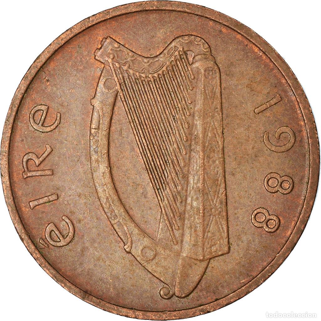 Monedas antiguas de Europa: [#762862] Moneda, REP&Uacute;BLICA DE IRLANDA, 2 Pence, 1988, MBC, Cobre chapado en acero
