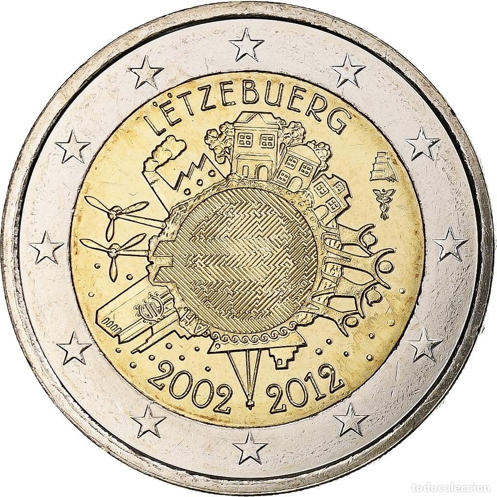 Monedas antiguas de Europa: [#1305085] Luxemburgo, Henri, 2 Euro, Introduction de l'euro, 2012, Utrecht, Bimet&aacute;lico