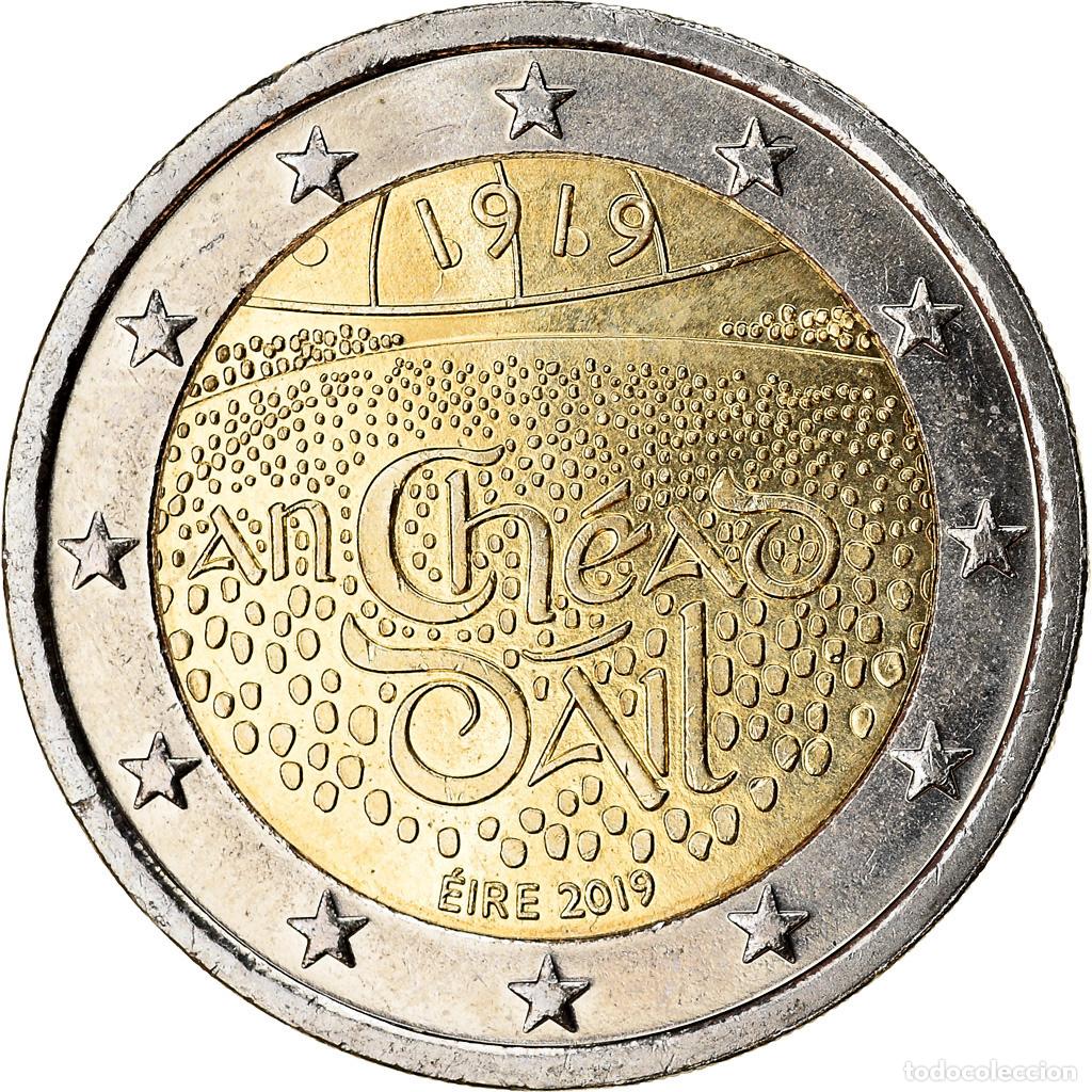 Monedas antiguas de Europa: [#768004] REP&Uacute;BLICA DE IRLANDA, 2 Euro, D&aacute;il &Eacute;ireann, 2019, SC, Bimet&aacute;lico