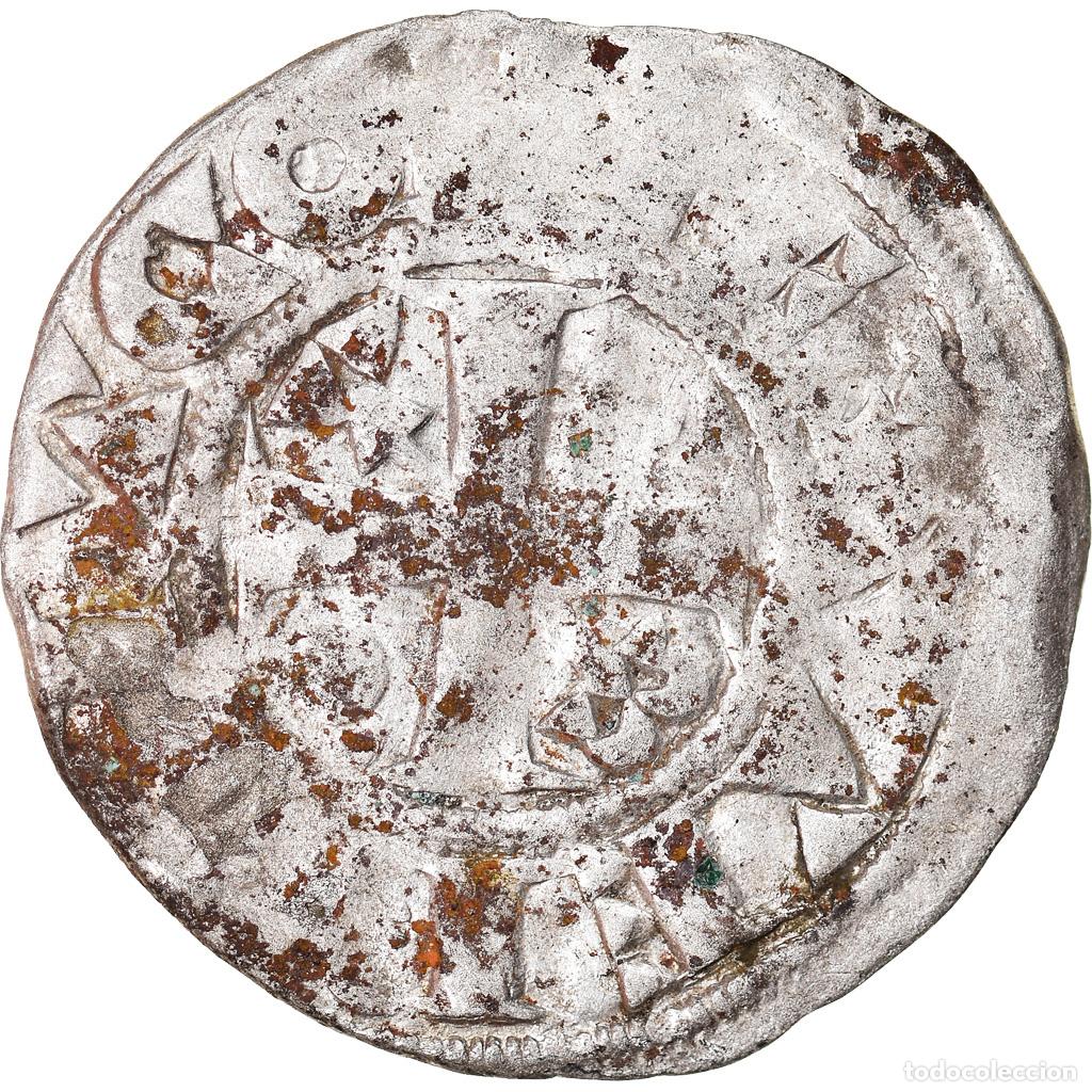 Monedas antiguas de Europa: [#876533] Moneda, Francia, Champagne, Thibaut II, Denarius, Provins, BC+, Plata