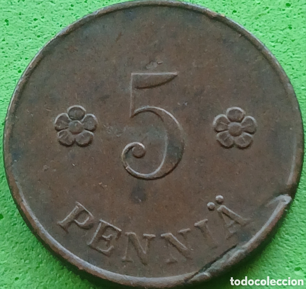 Monedas antiguas de Europa: Finlandia 5 pennia 1920 km#22