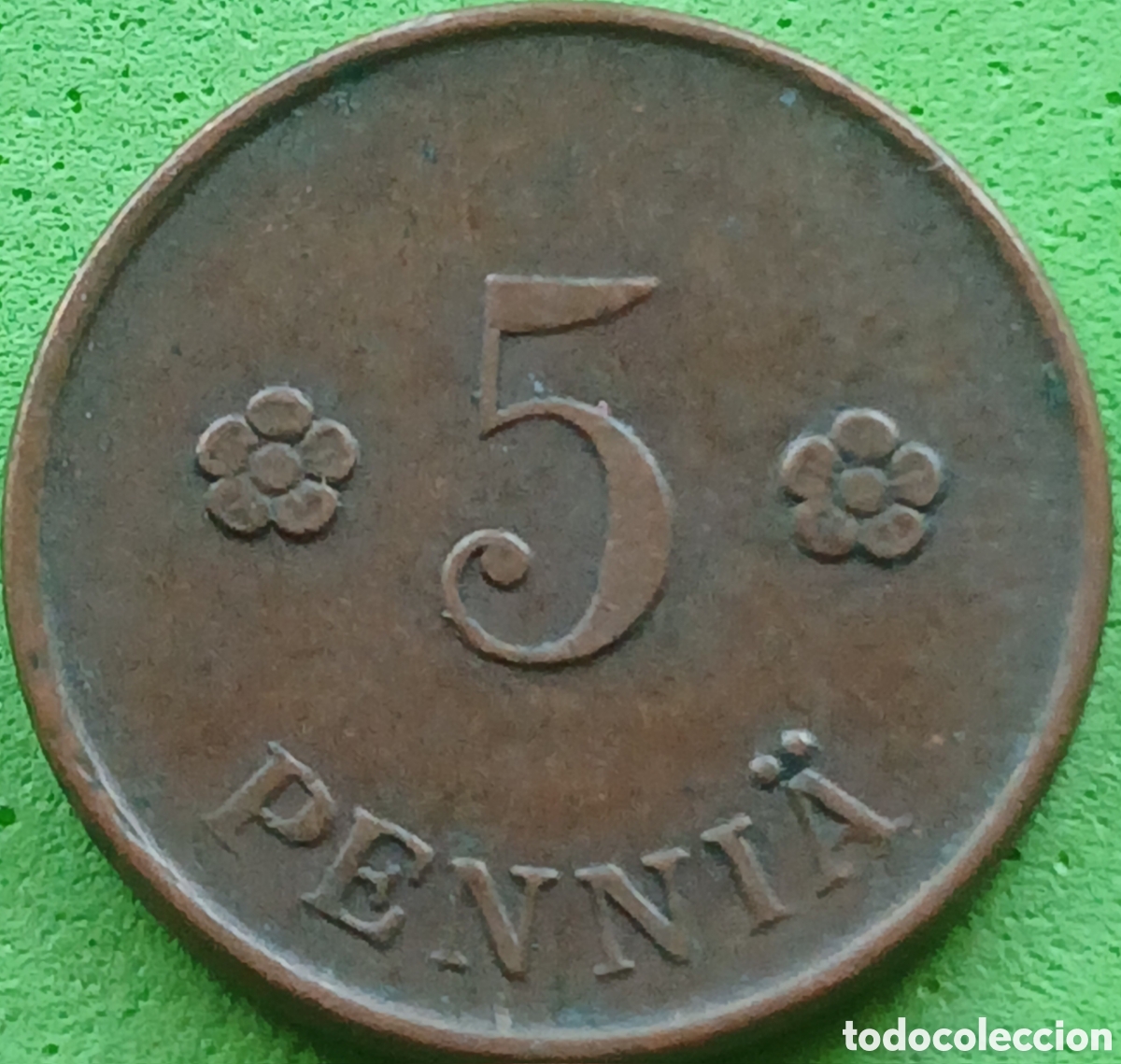 Monedas antiguas de Europa: Finlandia 5 pennia 1922 km#22