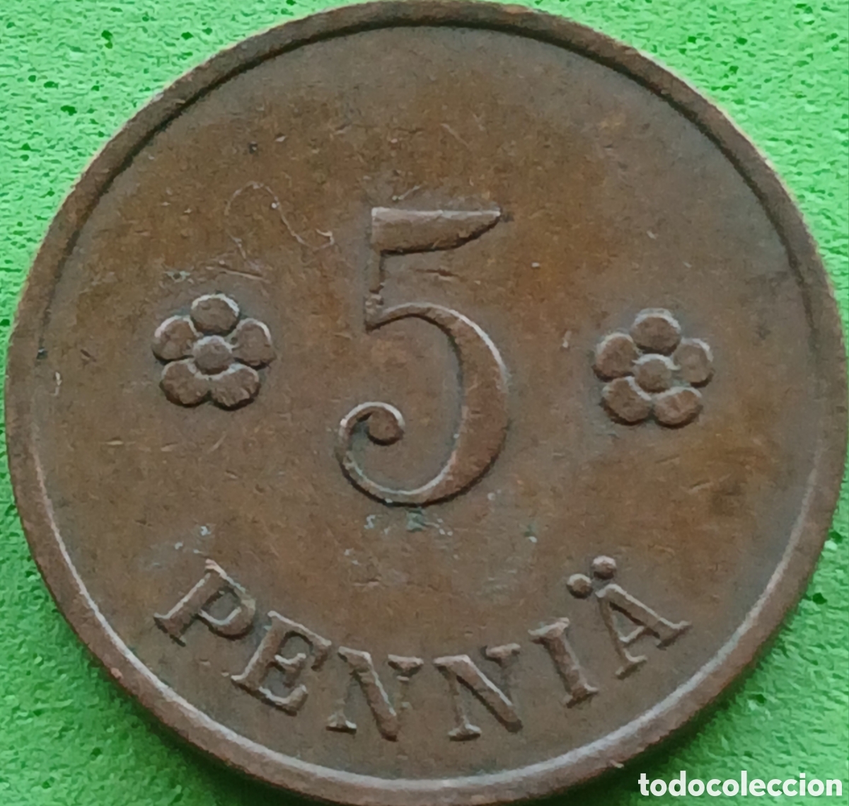 Monedas antiguas de Europa: Finlandia 5 pennia 1936 km#22