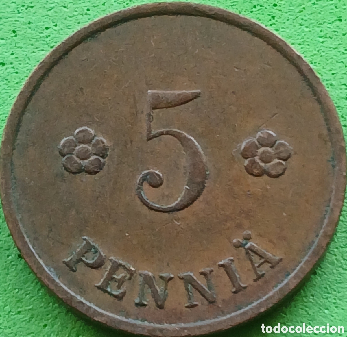 Monedas antiguas de Europa: Finlandia 5 pennia 1937 km#22