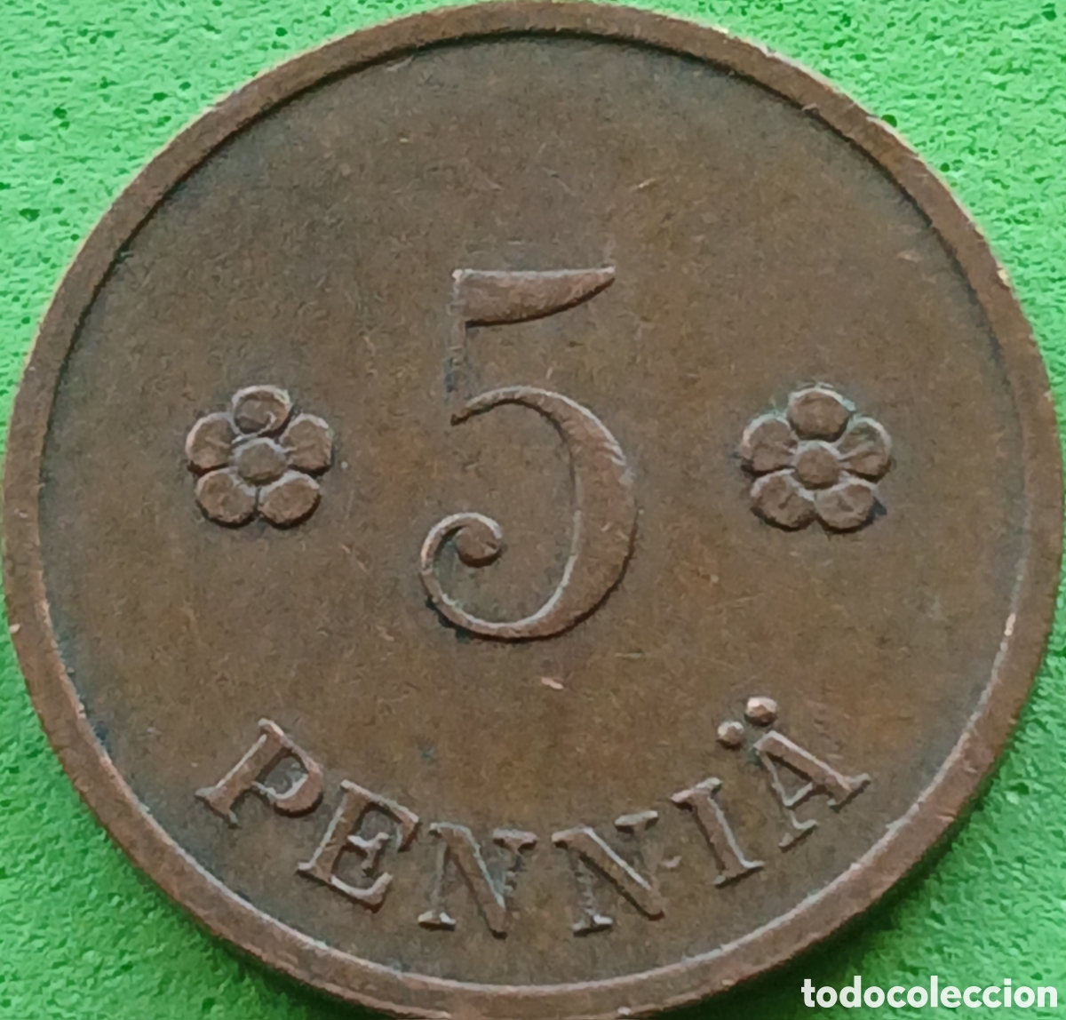 Monedas antiguas de Europa: Finlandia 5 pennia 1938 km#22