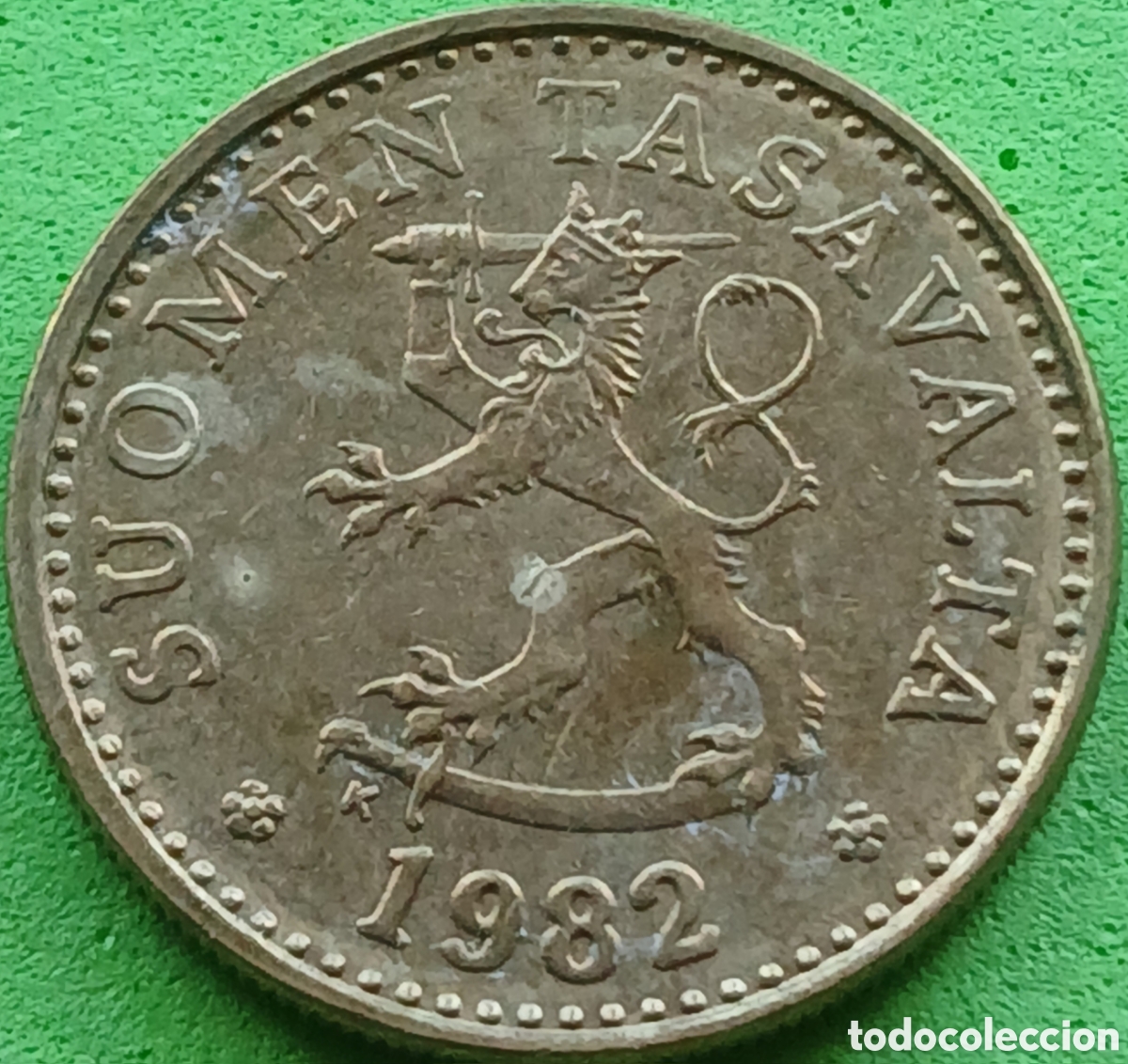 Monedas antiguas de Europa: Finlandia 10 pennia 1982 km#46