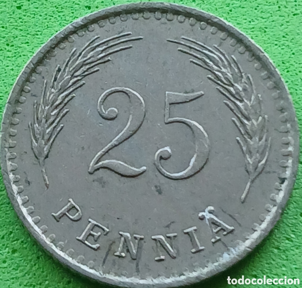 Monedas antiguas de Europa: Finlandia 25 pennia 1940 km#25