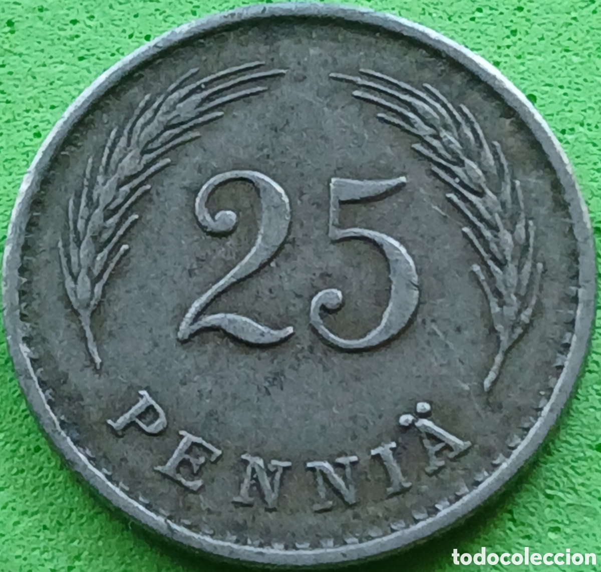 Monedas antiguas de Europa: Finlandia 25 pennia 1943 km#25b