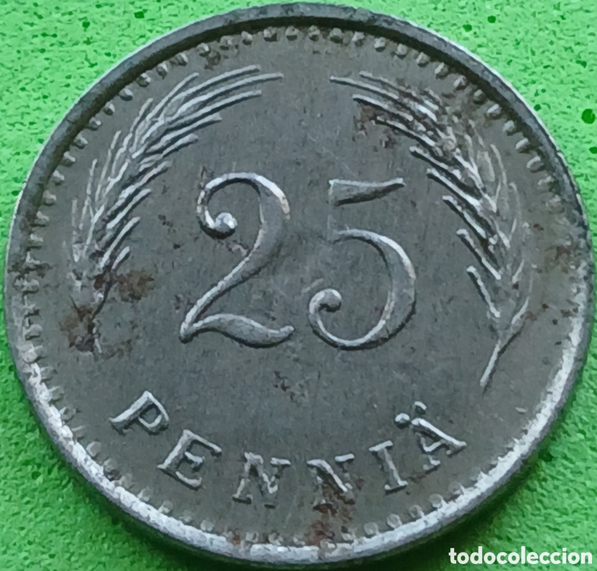 Monedas antiguas de Europa: Finlandia 25 pennia 1944 km#25b