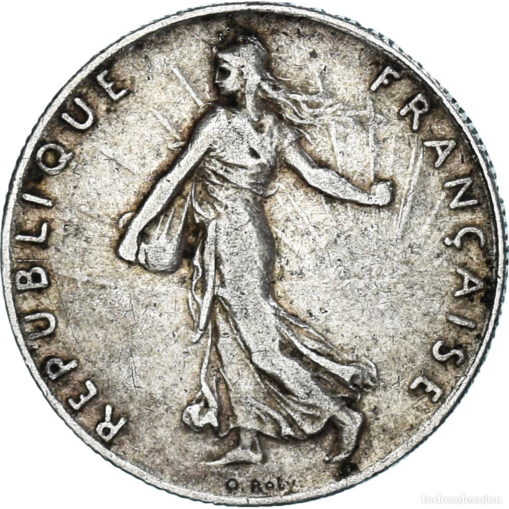 Monedas antiguas de Europa: [#1111521] Moneda, Francia, Semeuse, 50 Centimes, 1912, Paris, MBC, Plata, KM:854
