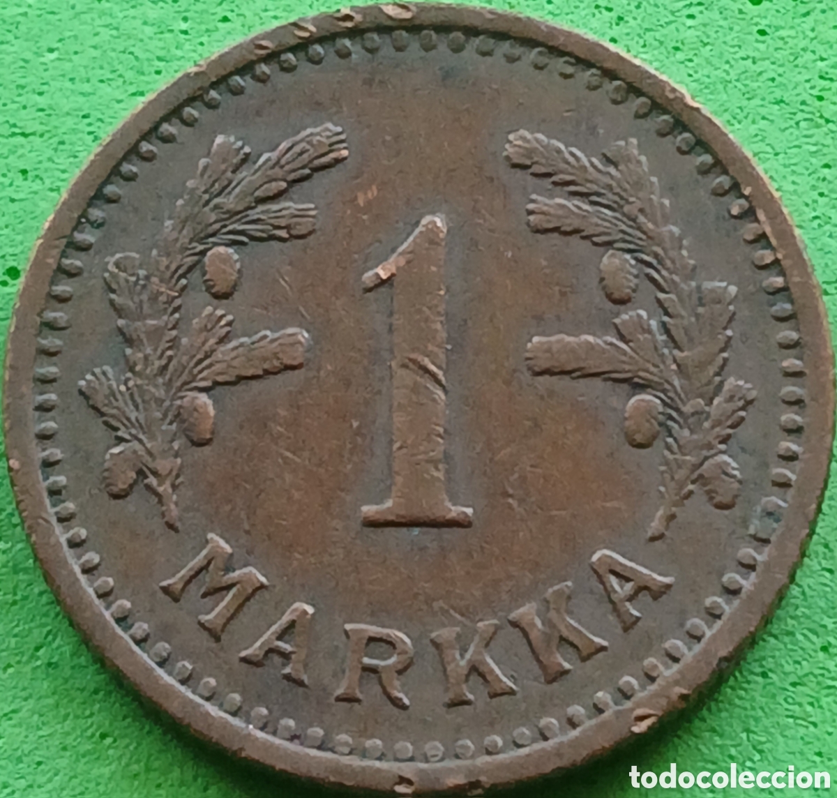 Monedas antiguas de Europa: Finlandia 1 marco 1943 km#30a