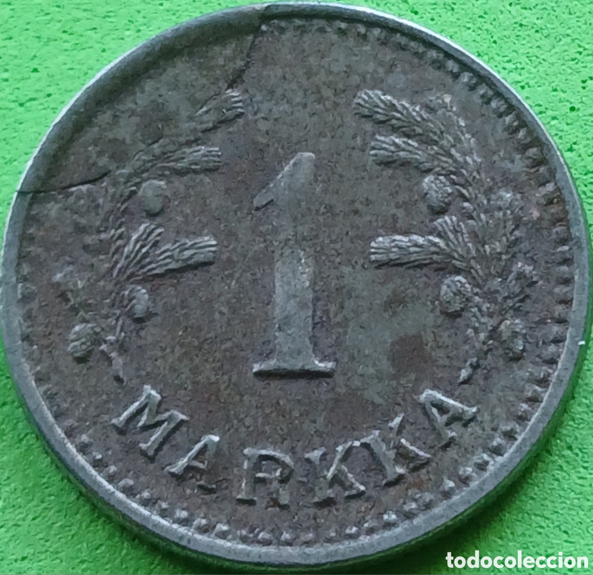 Monedas antiguas de Europa: Finlandia 1 marco 1945 km#30b