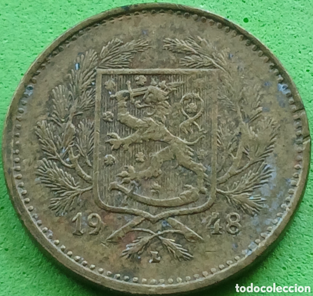 Monedas antiguas de Europa: Finlandia 5 marcos 1948 km#31a