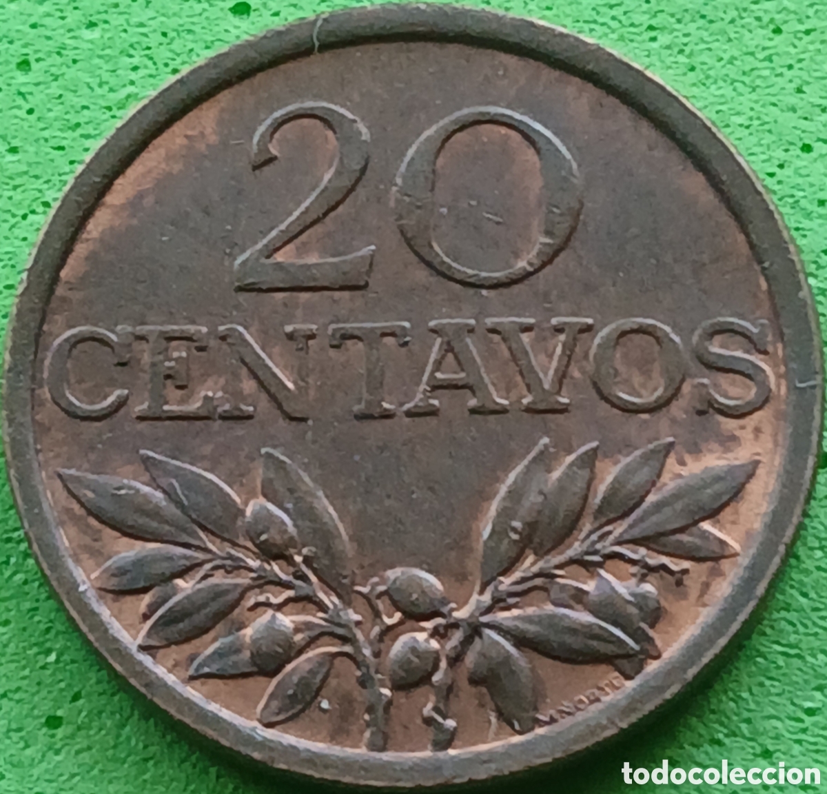 Monedas antiguas de Europa: Portugal 20 centavos 1970 km#595