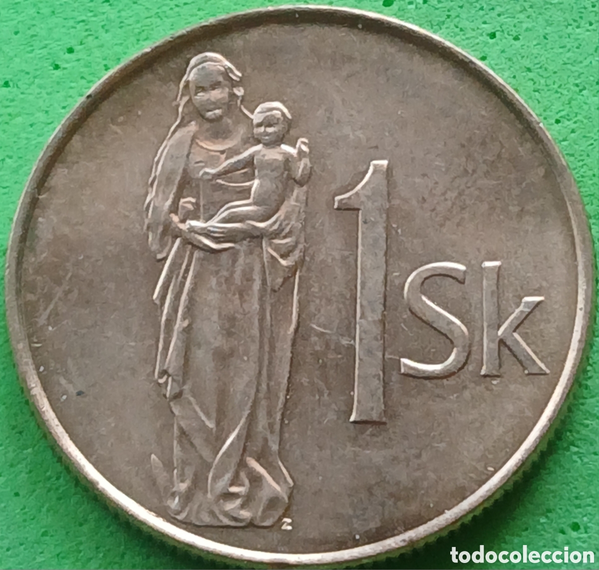 Monedas antiguas de Europa: Eslovaquia 1 corona 2002 km#12