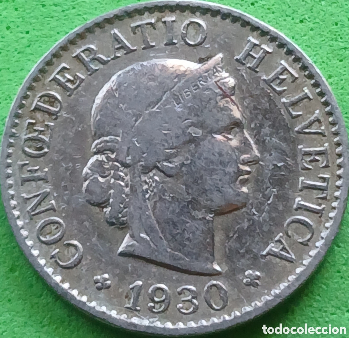 Monedas antiguas de Europa: Suiza 5 c&eacute;ntimos 1930 km#26