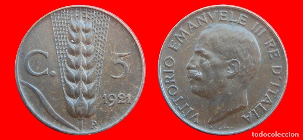 Monedas antiguas de Europa: 5 CENTESIMI 1921 ITALIA-155395