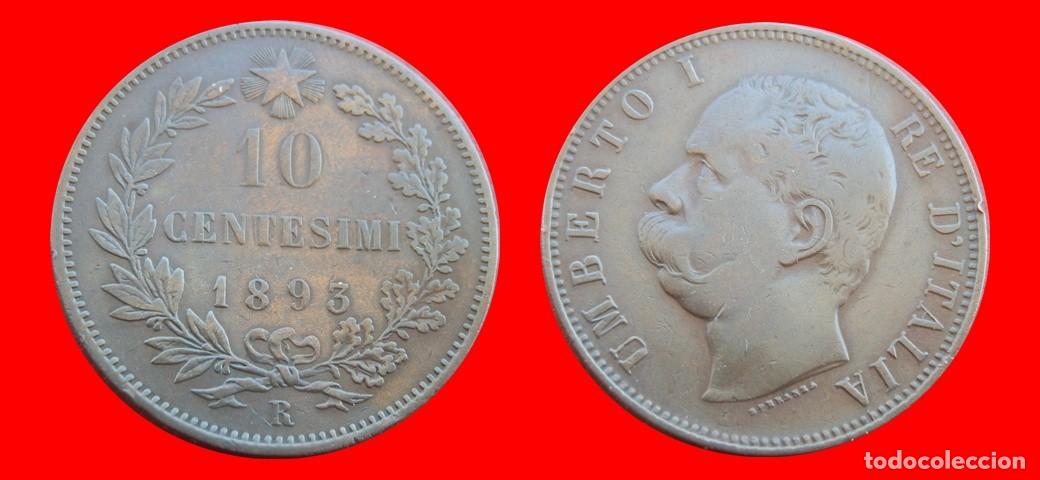 Monedas antiguas de Europa: 10 CENTESIMI 1893R ITALIA-155401