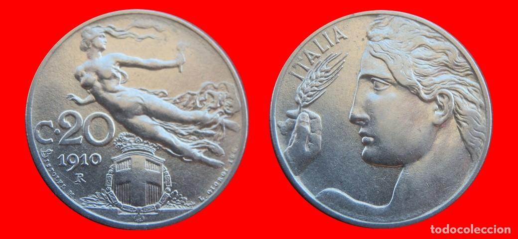 Monedas antiguas de Europa: 20 CENTESIMI 1910 ITALIA-155404
