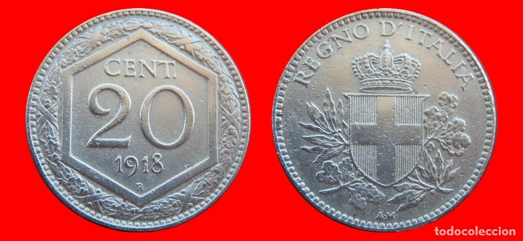 Monedas antiguas de Europa: 20 CENTESIMI 1918 ITALIA-155405