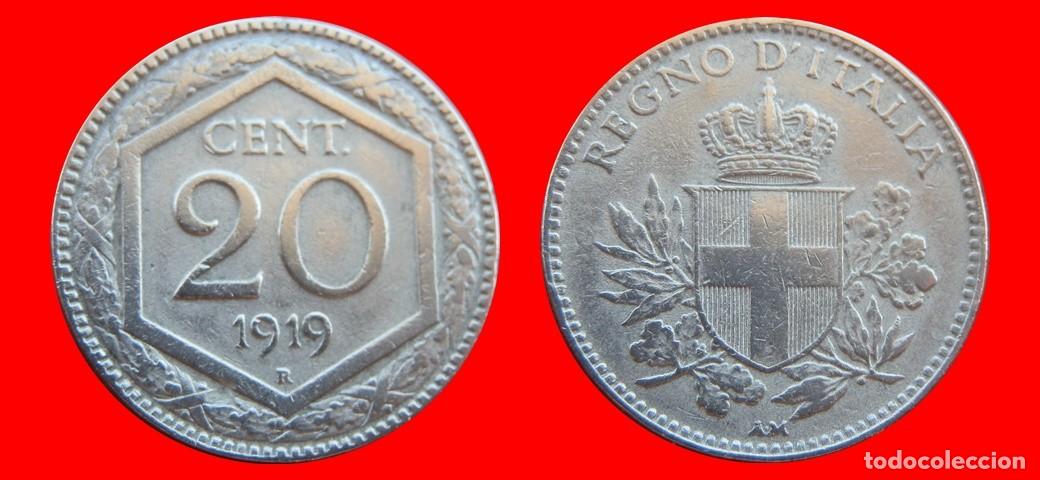 Monedas antiguas de Europa: 20 CENTESIMI 1919 ITALIA-155406