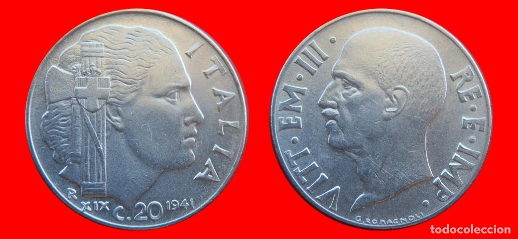 Monedas antiguas de Europa: 20 CENTESIMI 1941 MAGNETICA ITALIA-155408