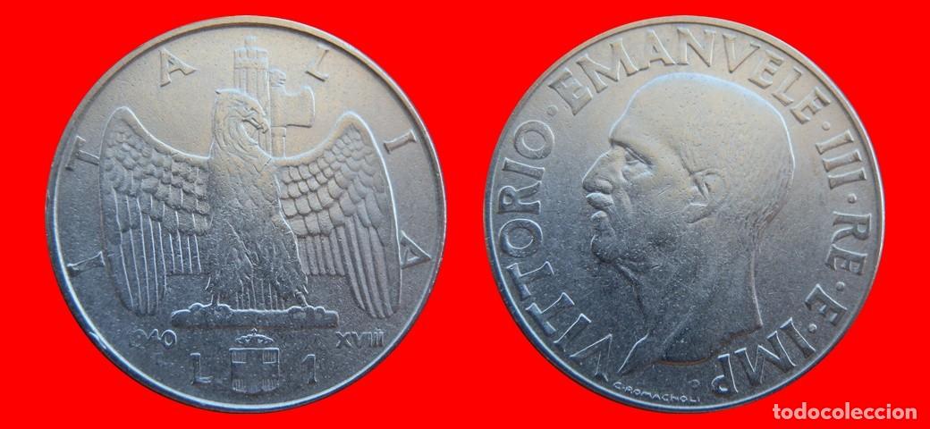 Monedas antiguas de Europa: 1 LIRA 1940 MAGNETICA ITALIA-155417