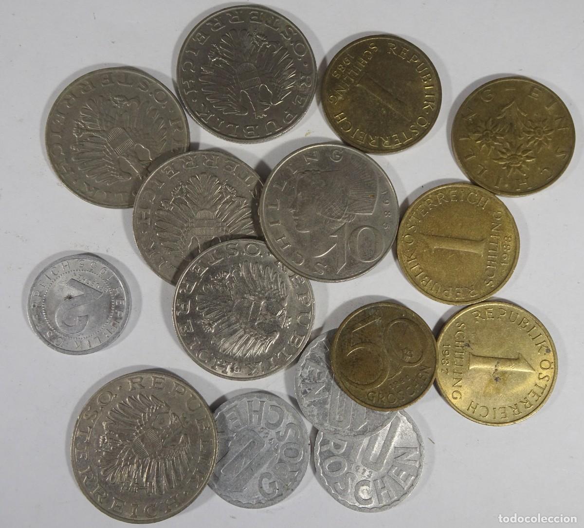 Monete antiche di Europa: LOTE DE MONEDAS AUSTRIA, VARIADAS ,VER FOTOS