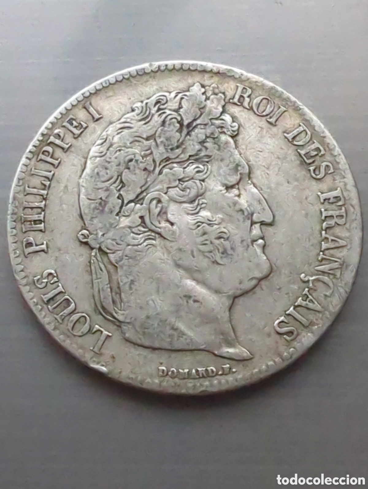 Monete antiche di Europa: Francia 5 francos 1840a Philippe plata
