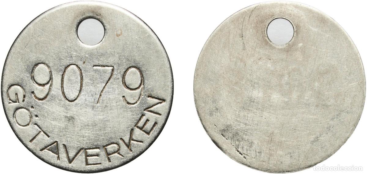 Monedas antiguas de Europa: Sweden Kingdom ND Token - G&ouml;taverken White Metal 5.65g UNC