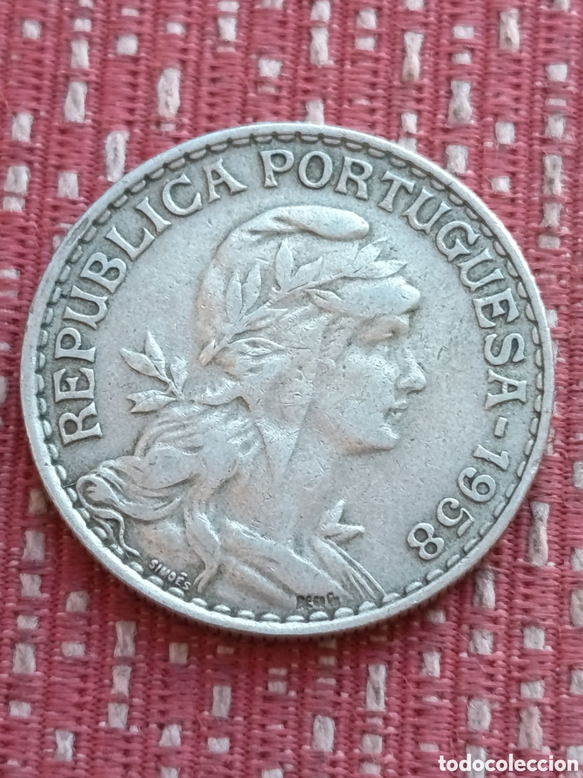 Monedas antiguas de Europa: Portugal 1 Escudo 1958 EBC Escasa