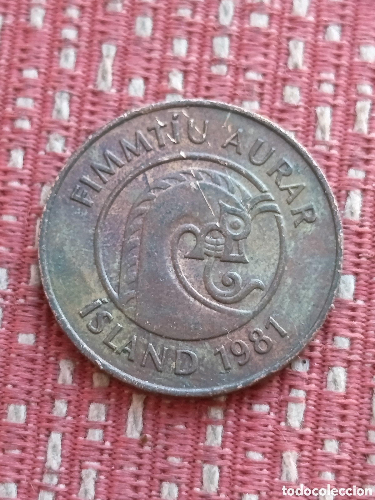 Monedas antiguas de Europa: Islandia 50 Aurar 1981