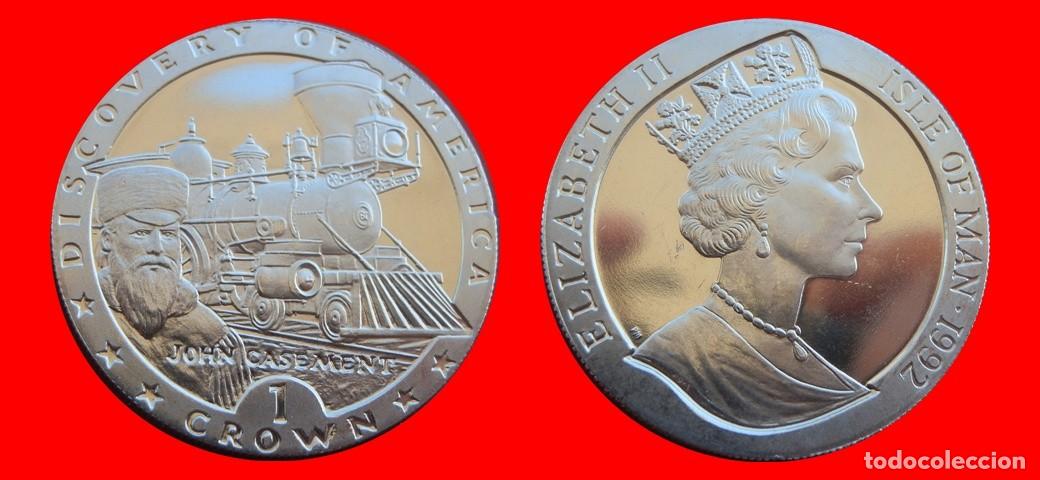 Monedas antiguas de Europa: 1 CORONA 1992 SIN CIRCULAR ISLA DE MAN-9779SC
