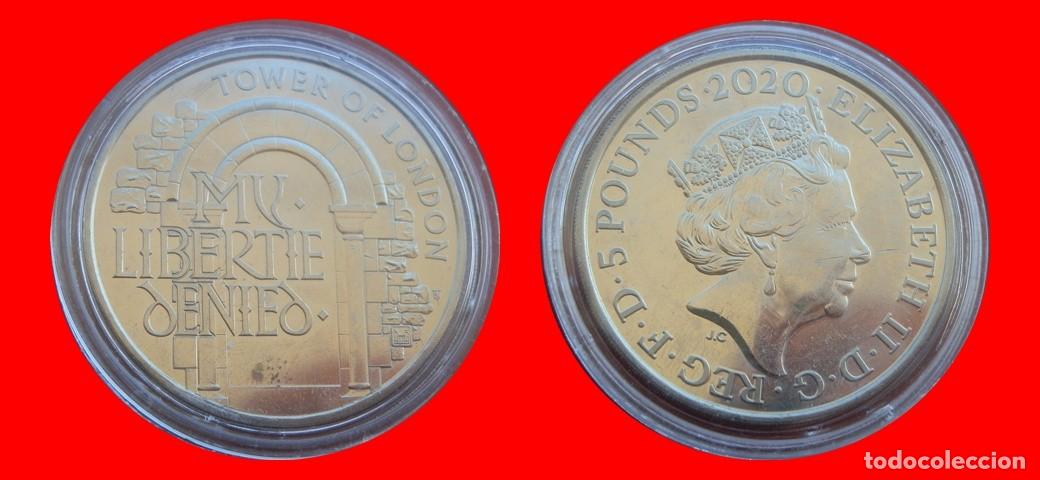 Monedas antiguas de Europa: 5 LIBRAS POUNDS 2020 SIN CIRCULAR INGLATERRA REINO UNIDO-9783SC