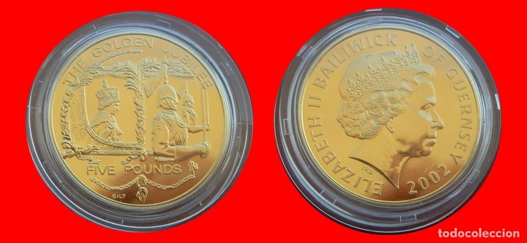 Monedas antiguas de Europa: 5 LIBRAS POUNDS 2002 SIN CIRCULAR GUERNESEY-9784SC