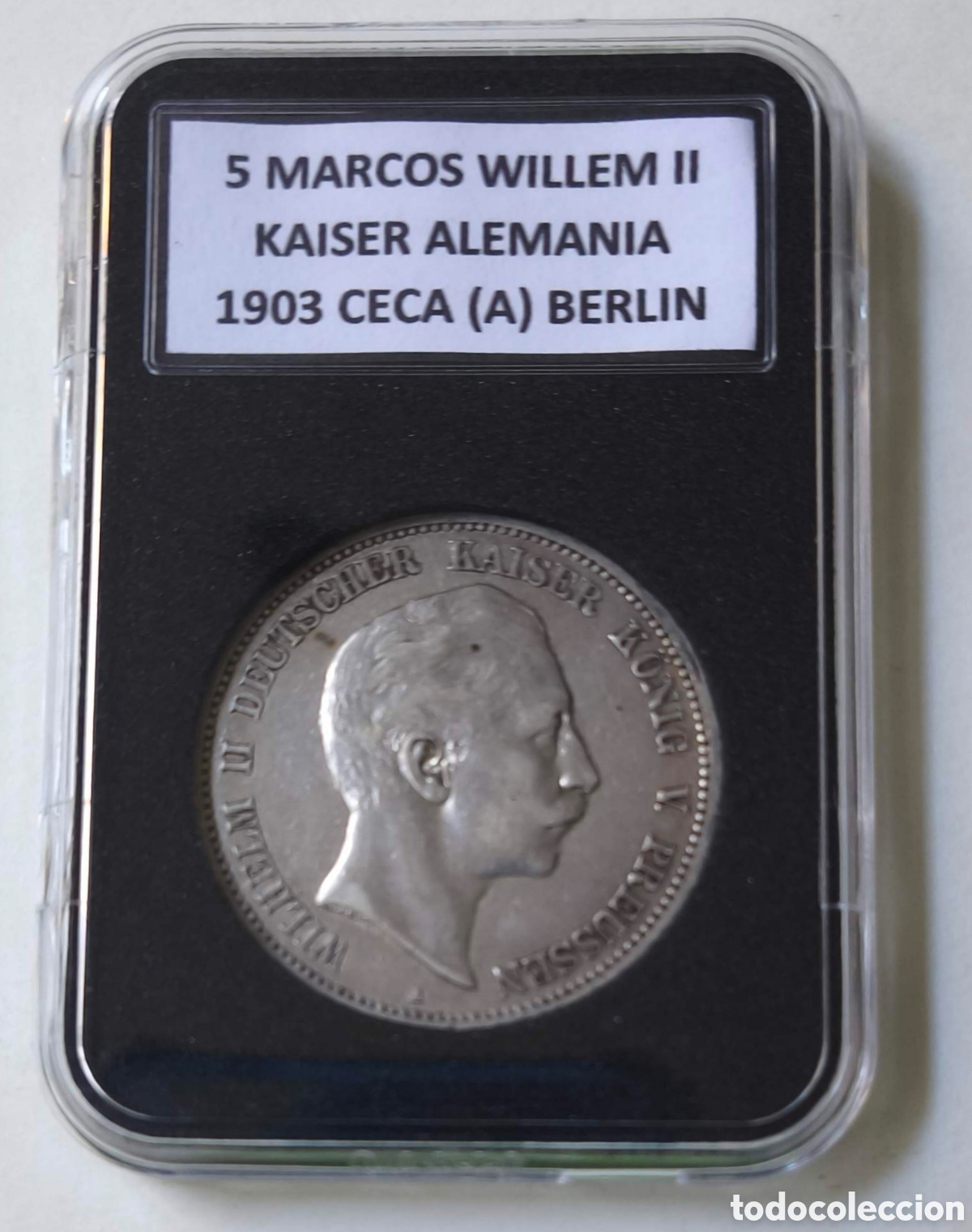 Monedas antiguas de Europa: Alemania. 1903. Willem II. 5 marcos