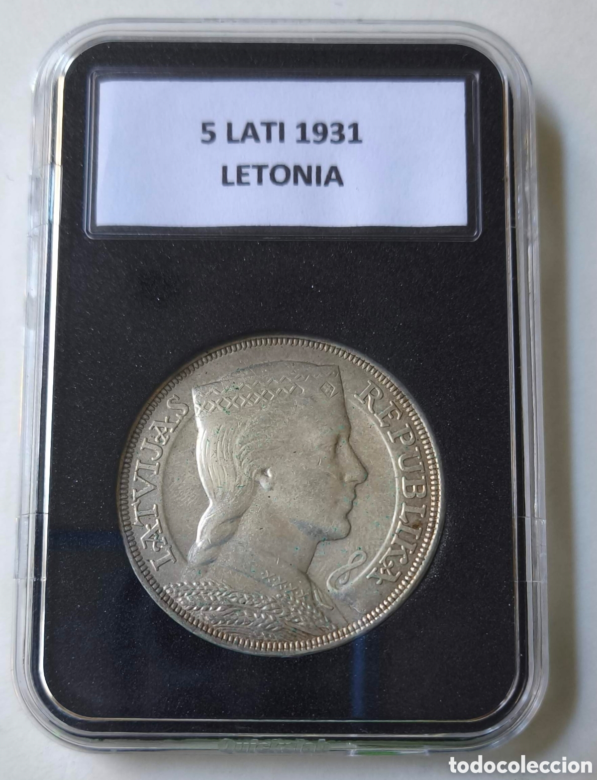 Monedas antiguas de Europa: Letonia. 1931. 5 lati - Foto 1